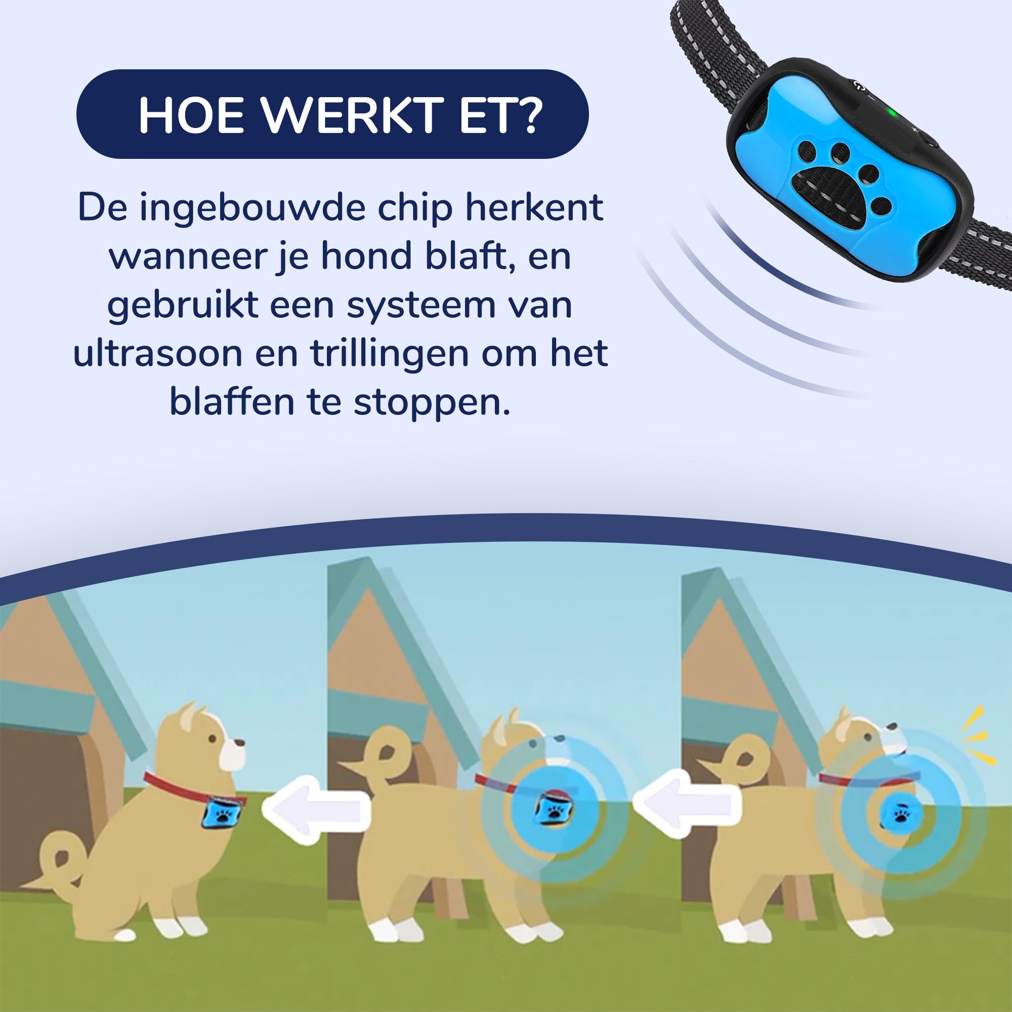 Anti-blaf Halsband