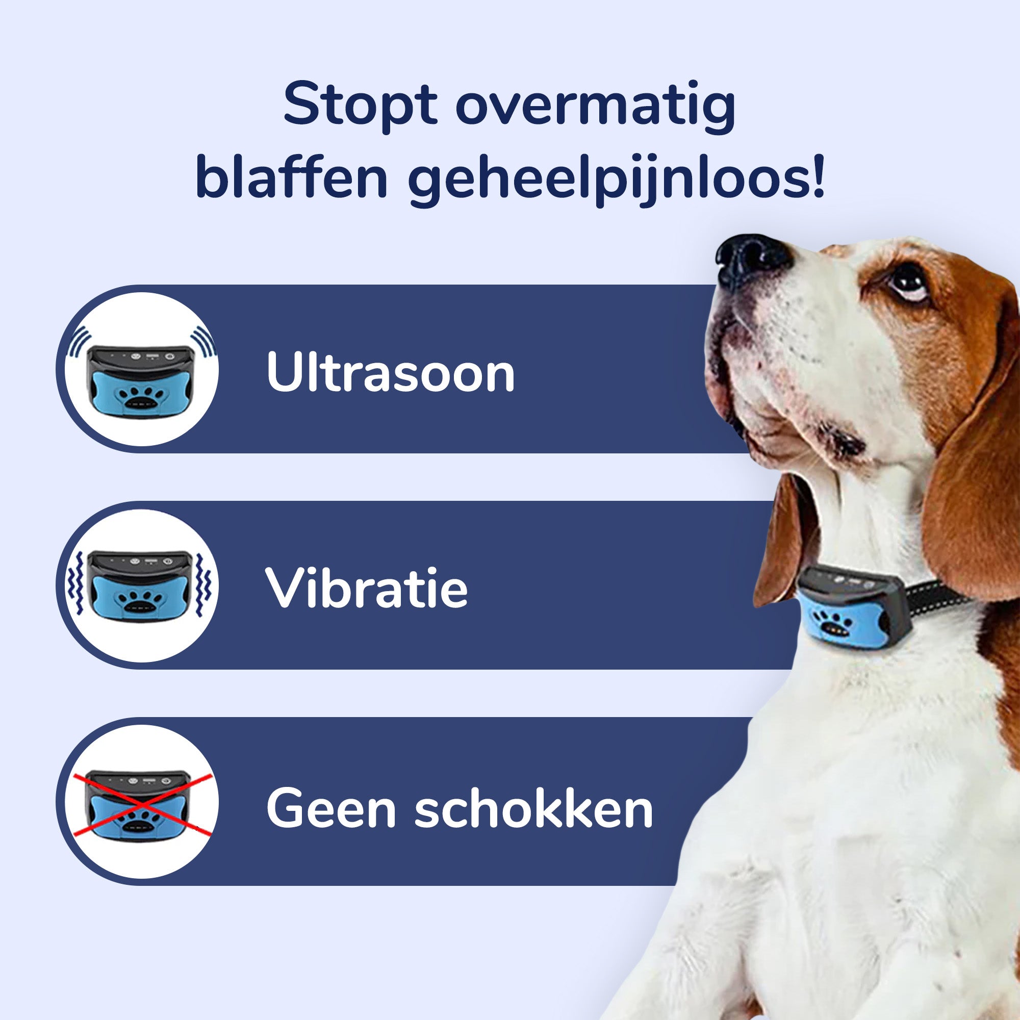 Anti-blaf Halsband