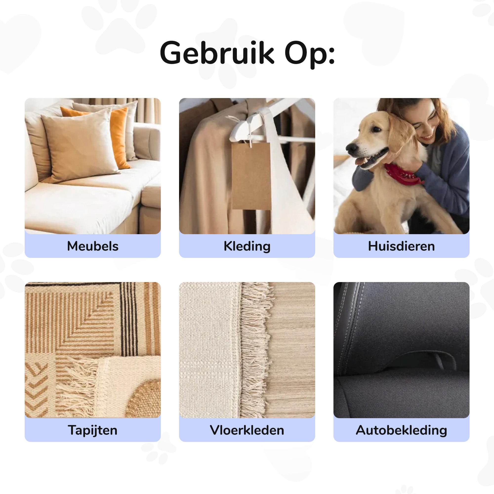 Anti-haar en Pluizenborstel