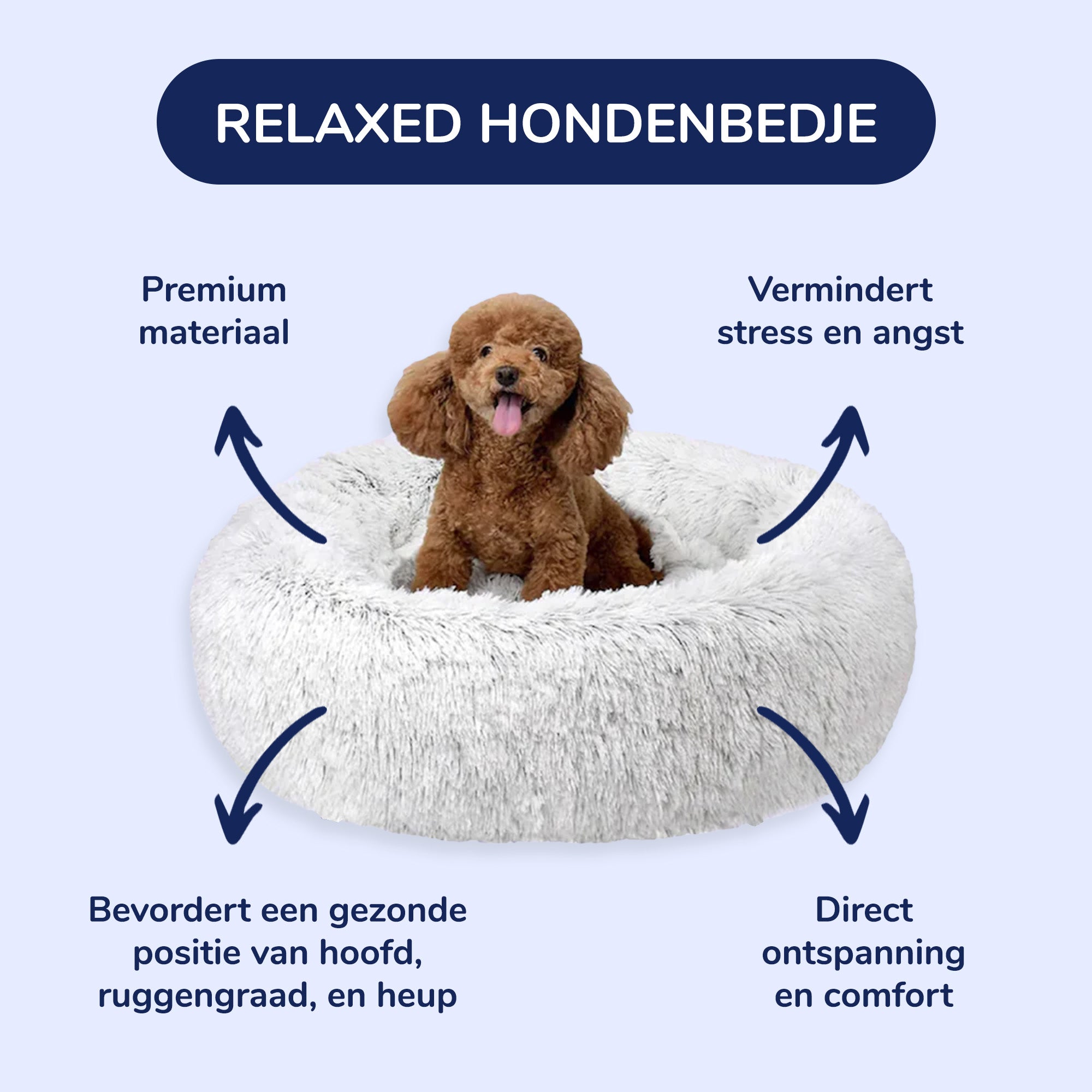 Kalmerend Hondenbed