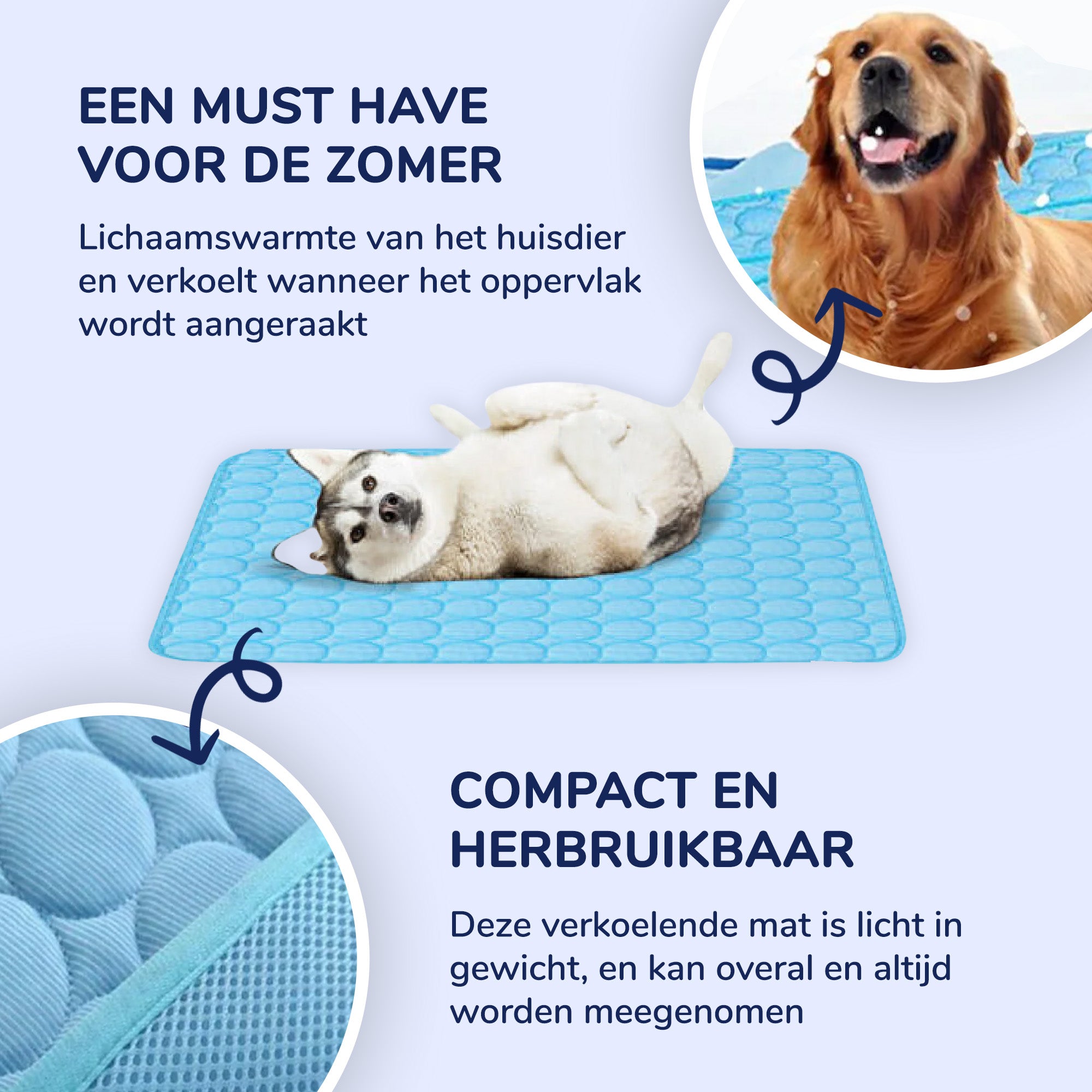 Premium Koelmat voor Honden
